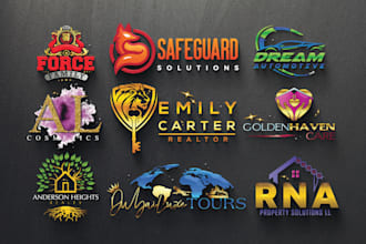 do timeless 3d business logo design for your company