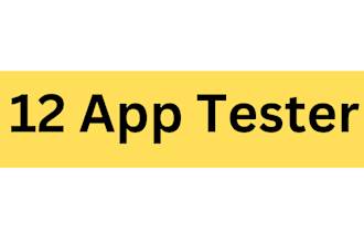 provide 12 app tester for android application for 14 days