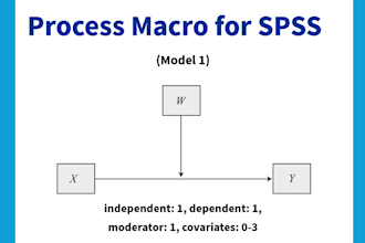 do moderation analysis using hayes spss process macro