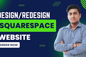 build squarespace website, design or redesign squarespace, website development