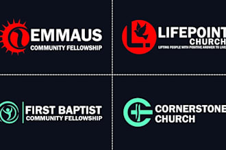 design modern minimalist religious, church or ministry logo