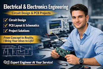 do electrical, electronics engineering, circuit design  and pcb design projects
