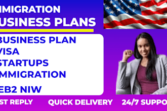 professionally write immigration visa business plan for eb1a, eb1b and eb2 niw