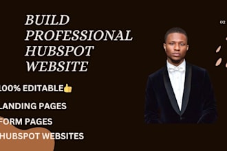 develop hubspot website or hubspot landing page hubspot CRM hubspot form page