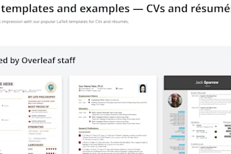 write document,math equation, presentation, and CV in latex