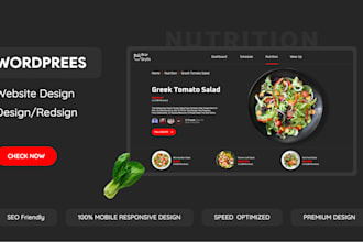 create responsive wordpress website design and development