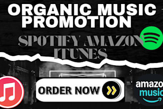 do viral organic music promotion on apple music spotify amazon, and itunes music