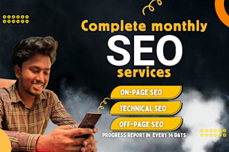 provide complete monthly SEO service package