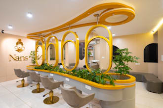 do 3d interior and exterior design spa, beauty salon, showroom, barbershop