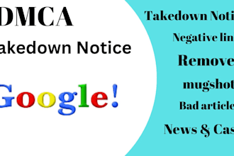 permanently remove mugshots, cases,bad news and delete negative link from google
