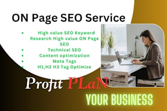 do effective monthly on page SEO optimization for your website