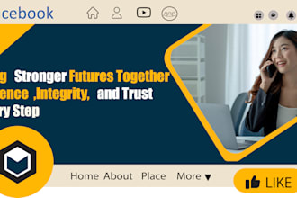 design professional social media banners linkedin, facebook,youtube designs