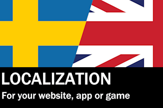 localize your app, site or game to swedish