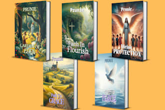 create christian book cover ebook kindle cover amazon kdp paperback design