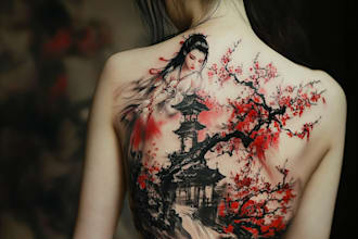 do a personalized japanese style tattoo desing