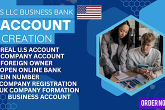 do US llc bank account creation, company bank account and non US residents