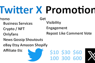 do x twitter marketing for busines service product crypto nft