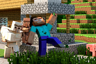 make ur minecraft 3d picture wallpaper banner