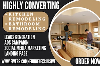 generate kitchen remodeling leads bathroom remodeling leads via ads campaign