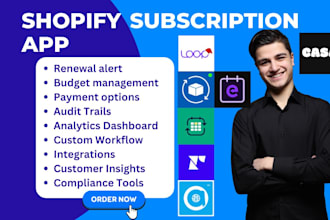 setup shopify subscription app seal recharge trust casa loop recurpay appstle