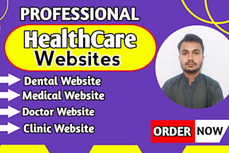 make healthcare, dental, clinic, doctor website