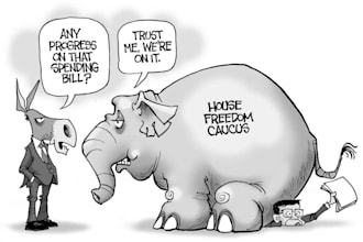design your editorial or political cartoon of your choice