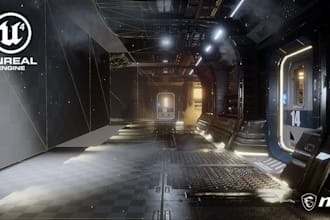 design a realistic unreal engine game blueprint prototype level design