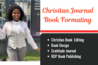 format edit christian book, kdp journal, prayer book, mental health and wellness