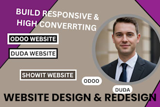 build odoo, odoo website, showit website, odoo ecommerce, showit template, duda