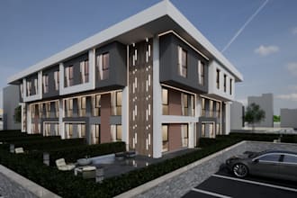remodel luxury,residential house,front yard, exterior building,3ds max,vr tour