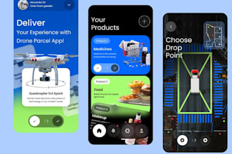 develop ai drone logistics app urban delivery app drone uav delivery app
