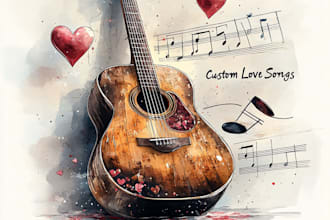 create a romantic personalized love song for your partner