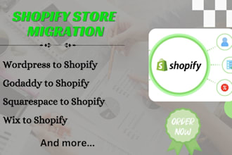 do shopify store migration, wix to shopify cms website to shopify