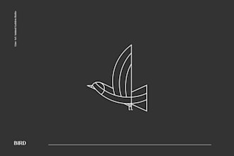 create geometric logo for your brand