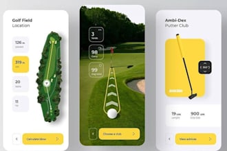 develop golf event management app, golf booking app, golf tracking app