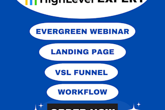 go highlevel vsl funnel sales funnel landing page ghl workflow