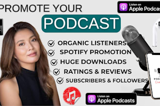 do promote your podcast to help increase real audience on platform for downloads