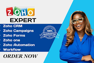customize your zoho CRM, zoho one, zoho forms, zoho campaigns, zoho automation