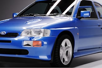 complex 3d car model, body kits, bumper for animation, rendering and 3d printing