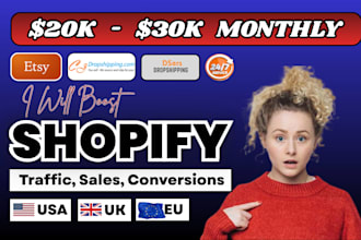 boost ecommerce traffic shopify product listing shopify promotion sales funnel