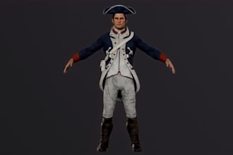 reduce 3d character topology, ue5 model, stylized design, backpack model, nsfw