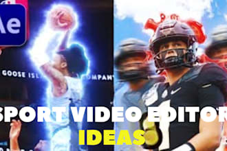 create and edit professional sports video editing in HD