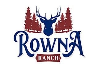 design high definition beautiful rowna ranch logo