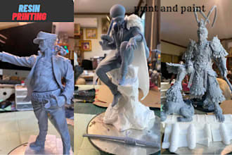 print, paint ship your custom 3d models dnd, miniatures, and warhammer 40k