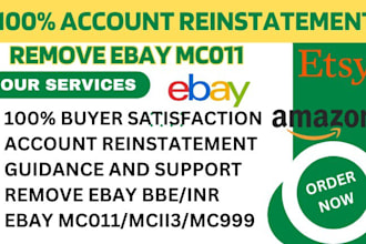revitalize your ebay or etsy account with expert reinstatement services