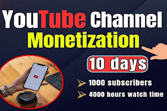do organic watch hours subscribes for youtube monetization
