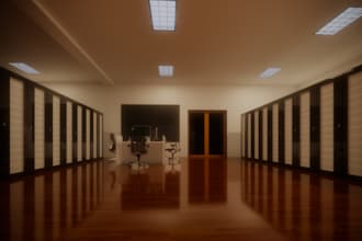 do 3d server room, ai data center, operating room, warehouse design