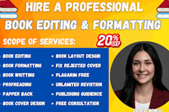 proofread, edit, grammar check and spell check english document
