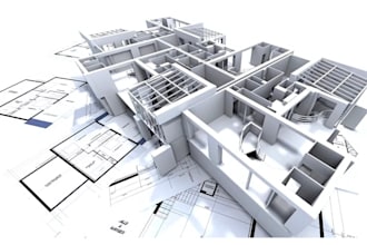 do best bim modelling, 2d and 3d architectural drawings and rendering in revit