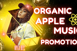 do 10 days apple music, spotify music promotion to real and active audience